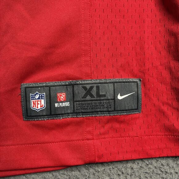 NFL Nike On Field Houston Texans HOF Andre Johnson #80 Battle Red Jersey XL - Picture 11 of 16